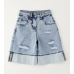 DENIM MARBLE SHORTS IDO DENIM MARBLE SHORTS IDO
