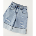 DENIM MARBLE SHORTS IDO DENIM MARBLE SHORTS IDO