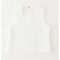 WHITE FORMAL WAISTCOAT IDO FOR GIRLS WHITE FORMAL WAISTCOAT IDO FOR GIRLS