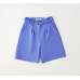 BLUE FORMAL SHORTS WITH BELT FOR GIRLS IDO