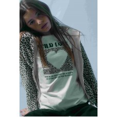 WILD LOVE JERSEY T-SHIRT LOSAN