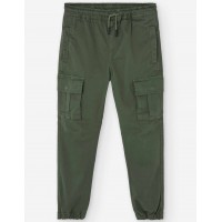 DARK GREEN TWILL PANTS