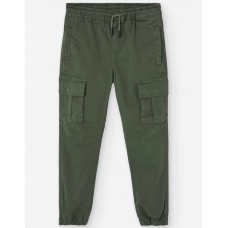 DARK GREEN TWILL PANTS