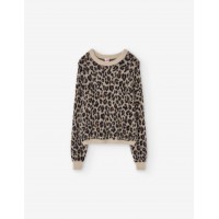 BLACK KNIT SWEATER FOR GIRLS LOSAN