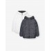 REVERSIBLE GREY PUFFER LOSAN