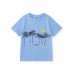 Boys knit set with tropical print 