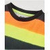 Boys knit T-shirt with horizontal stripes 