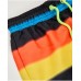 Boys woven swim shorts with multicolour stripes 