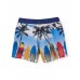 Boys woven swim shorts with surfboards