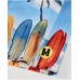 Boys woven swim shorts with surfboards