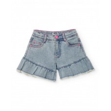 Girls plain soft denim shorts Girls plain soft denim shorts