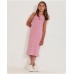 Girls’ stretchy ribbed knit dress 