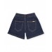 Girls woven shorts in dark denim