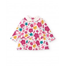 Baby plush dress with round neck Baby plush dress with round neck