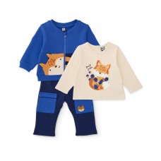 Baby plush set with zip-up sweatshirt Baby plush set with zip-up sweatshirt