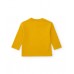 Knitted boys T-shirt with a car appliqué