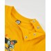 Knitted boys T-shirt with a car appliqué