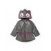 Girls raincoat with glossy finish and decorative bow