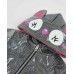 Girls raincoat with glossy finish and decorative bow