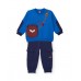 Boys fleece set with fun-design sweatshirt and matching trousers Boys fleece set with fun-design sweatshirt and matching trousers