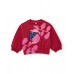 Girls fleece set with floral-design sweatshirt and matching leggings Girls fleece set with floral-design sweatshirt and matching leggings