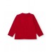 Knitted girls long-sleeve T-shirt with heart patch Knitted girls long-sleeve T-shirt with heart patch