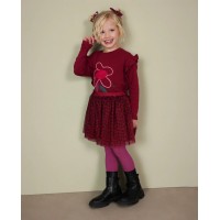 Girls tulle skirt with animal print design and elegant finish Girls tulle skirt with animal print design and elegant finish