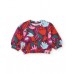 Girls fleece set with floral sweatshirt and matching skirt Girls fleece set with floral sweatshirt and matching skirt