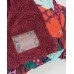 Girls padded coat with floral print and vibrant colors Girls padded coat with floral print and vibrant colors