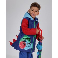Boys hooded raincoat with dinosaur print Boys hooded raincoat with dinosaur print