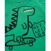 Boys knitted T-shirt with dinosaur graphic