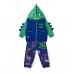 Boys fleece set with zip-up sweatshirt and printed trousers Boys fleece set with zip-up sweatshirt and printed trousers