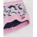 Girls knitted set with hat and neck warmer in animal print Girls knitted set with hat and neck warmer in animal print