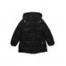 Girls-padded-coat-with-an adjustable hood and zippered pockets Girls-padded-coat-with-an adjustable hood and zippered pockets