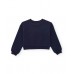 Girls fleece sweatshirt with a decorative bow and ribbed cuffs Girls fleece sweatshirt with a decorative bow and ribbed cuffs