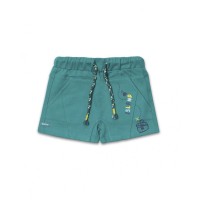 Green plush Bermuda shorts for boy Treasure Island  