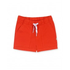 Red knit Bermuda shorts for boy Basics Baby