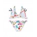 Tiny Critters girl white printed bikini  