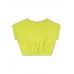 Green knitted T-shirt for girl Tropic Feelings 
