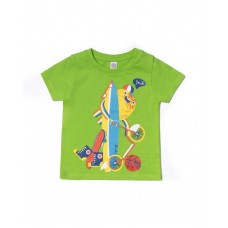 Green knit T-shirt for boy Holidays 