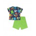 Blue green knitted set for boy Holidays 