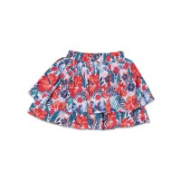Girl's printed poplin skirt Hello Playa  