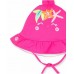 Fuchsia knitted hat for girl Seashell  