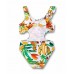 Girl's printed trikini Tropic Feelings 