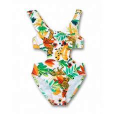 Girl's printed trikini Tropic Feelings 