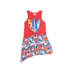 Girl's printed knit dress Hello Playa  