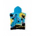 Boys pirate knit poncho towel with hood Boys pirate knit poncho towel with hood
