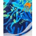 Boys knitted poncho towel with embroidered details 