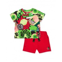 Boys knitted set with comic style Boys knitted set with comic style