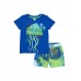 Boys knitted set with eye-catching print 